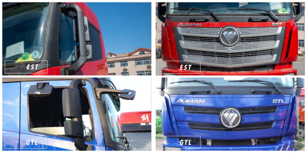 Foton GTL 8x4 Dump Truck vs. Foton EST 8x4 Dump Truck