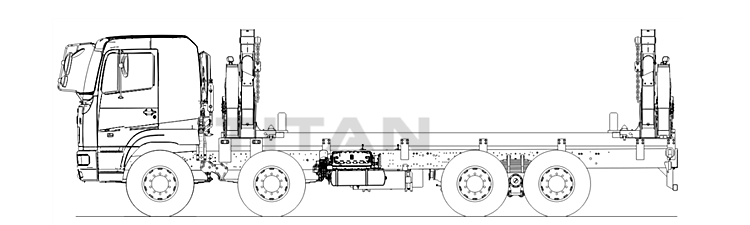 20FT Container Side Loader Truck Price for Sale