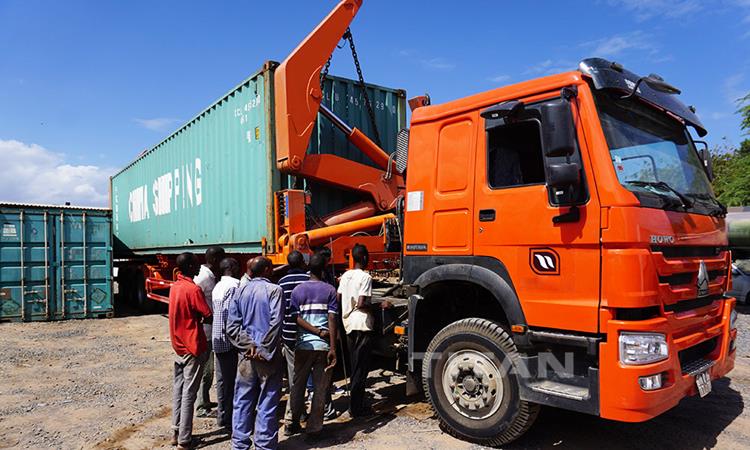 40 Ton Sidelifter Container Transport Trailer for Sale