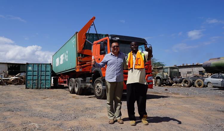 40 Ton Sidelifter Container Transport Trailer for Sale