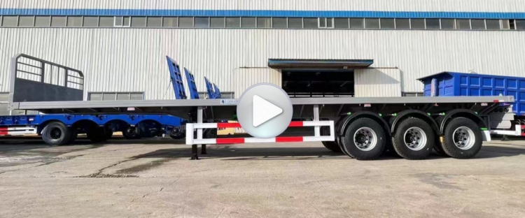 Tri Axle 40 Foot Flatbed Trailer for Sale Near Me in Zimbabwe