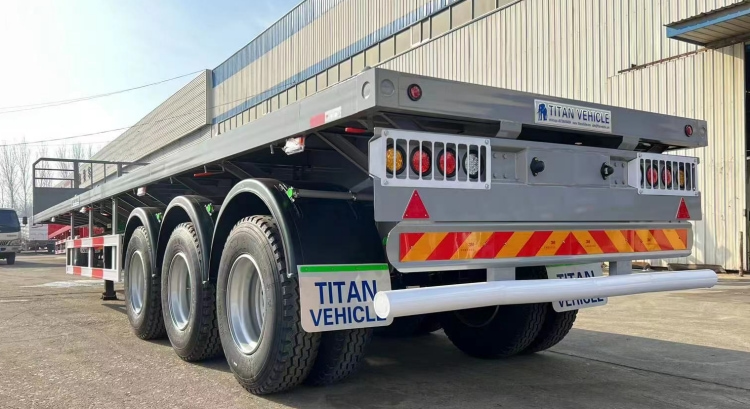 Tri Axle 40 Foot Flatbed Trailer for Sale Near Me in Zimbabwe