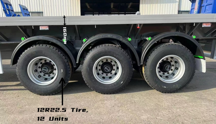 Tri Axle 40 Foot Flatbed Trailer for Sale Near Me in Zimbabwe