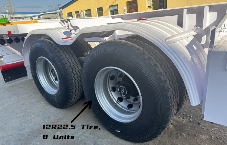 40 Foot Gooseneck Container Semi Trailer Chassis for Sale in Ghana
