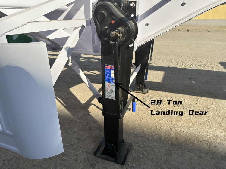 40 Foot Gooseneck Container Semi Trailer Chassis for Sale in Ghana