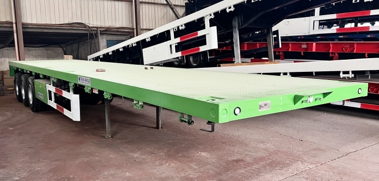 3 Axle 40 Foot Flatbed Semi Trailer Manufacturers for Sale in Tanzania