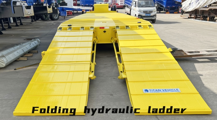 3 Axle 60 Ton Low Drop Deck Semi Trailer for Sale in Congo