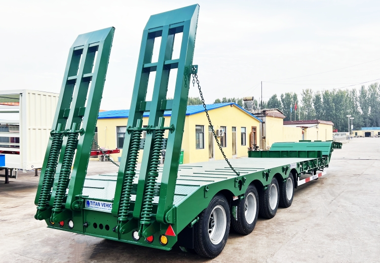 Used 4 Axle Heavy Load Low Loader Trailer for Sale in Kenya