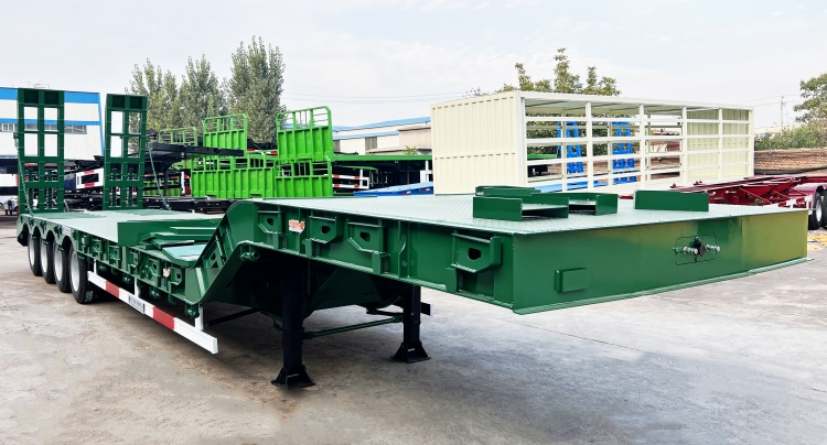 Used 4 Axle Heavy Load Low Loader Trailer for Sale in Kenya