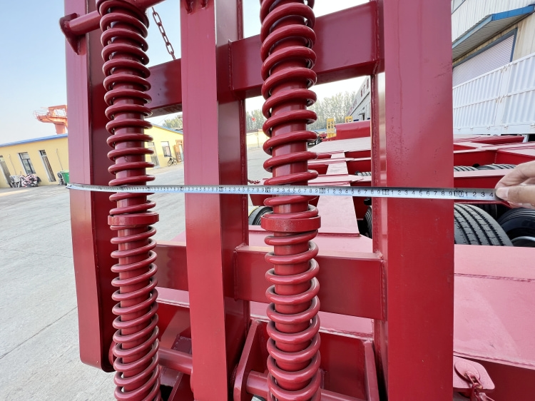 Heavy Duty Equipment 3 Line 6 Axles Low Bed Trailer for Sale