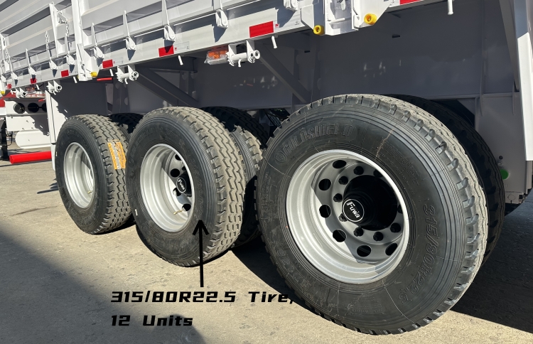 40 Ton Bulk Cargo Side Wall Flatbed Semi Trailer for Sale in Kenya