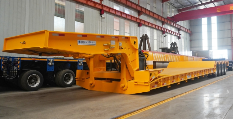 4 Axle 80 Ton Lowboy Detachable Gooseneck Trailers for Sale in Jamaica