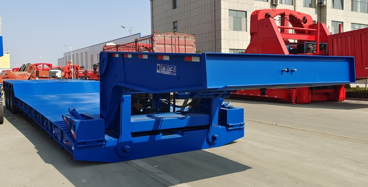3 Line 6 Axle 120 Ton Lowboy Removable Gooseneck Trailer for Sale