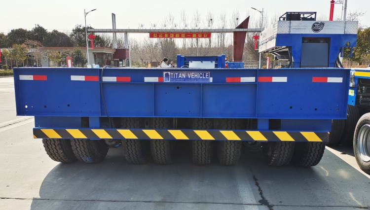 3 Line 6 Axle 120 Ton Lowboy Removable Gooseneck Trailer for Sale