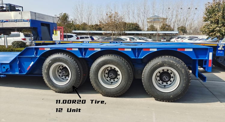 3 Line 6 Axle 120 Ton Lowboy Removable Gooseneck Trailer for Sale