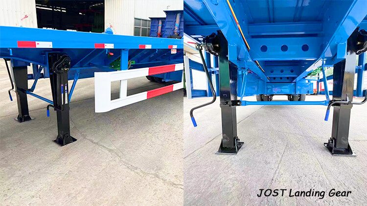 3 Axle 40ft Container Flatbed Trailer for Sale in Dar es Salaam Tanzania