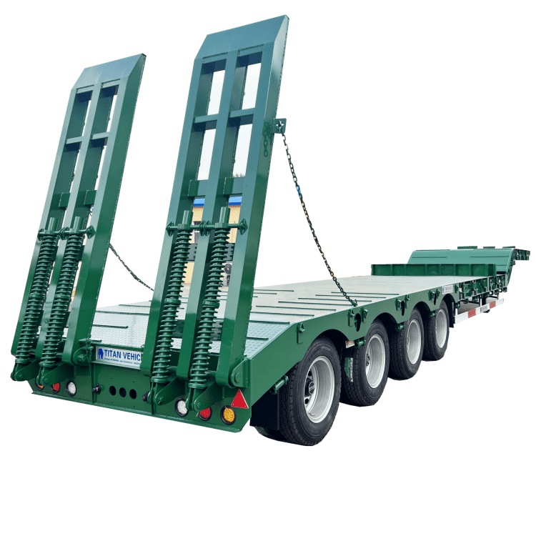 4 Axle Heavy Low Loader Trailer