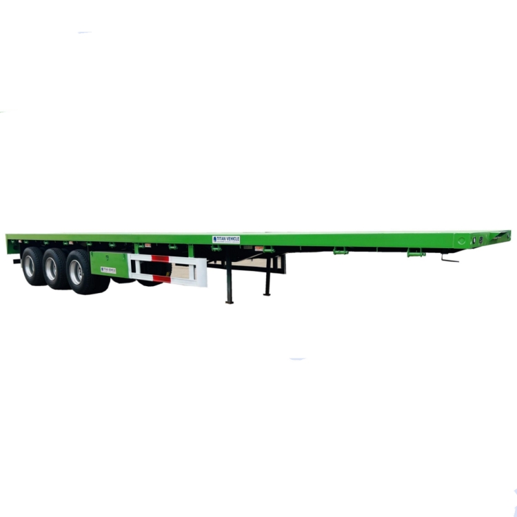 3 Axle 40 Foot Flatbed Semi Trailer