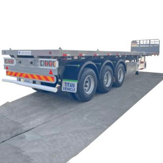 Tri Axle 40 Foot Flatbed Trailer